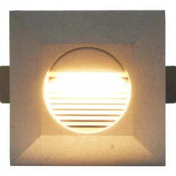 VIDAXL - Appliques murales led d'extérieur 6 pcs 5 w argenté carré