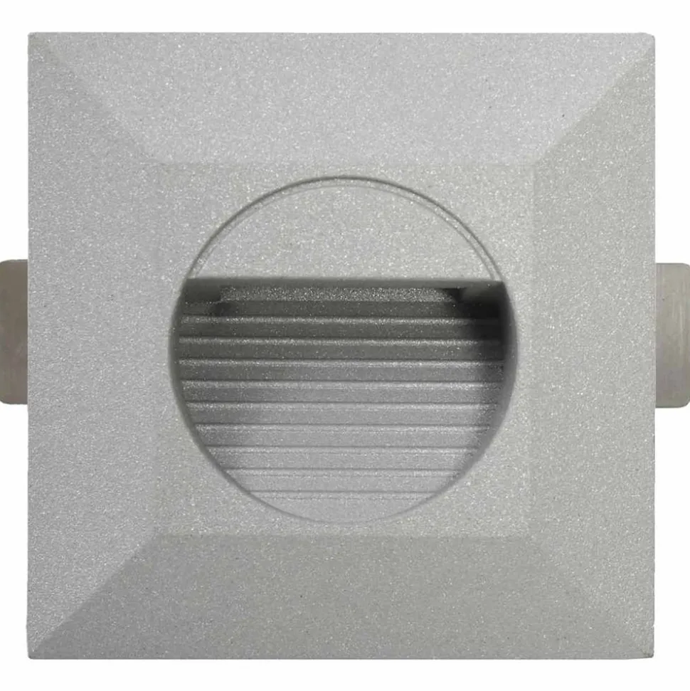 VIDAXL - Appliques murales led d'extérieur 6 pcs 5 w argenté carré