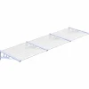 VIDAXL - Auvent de porte gris et transparent 297,5x90 cm polycarbonate