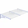 VIDAXL - Auvent de porte gris et transparent 152,5x90 cm polycarbonate