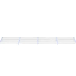 VIDAXL - Auvent de porte gris et transparent 396x90 cm polycarbonate