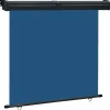 VIDAXL - Auvent latéral de balcon 165x250 cm bleu