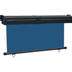 VIDAXL - Auvent latéral de balcon 165x250 cm bleu