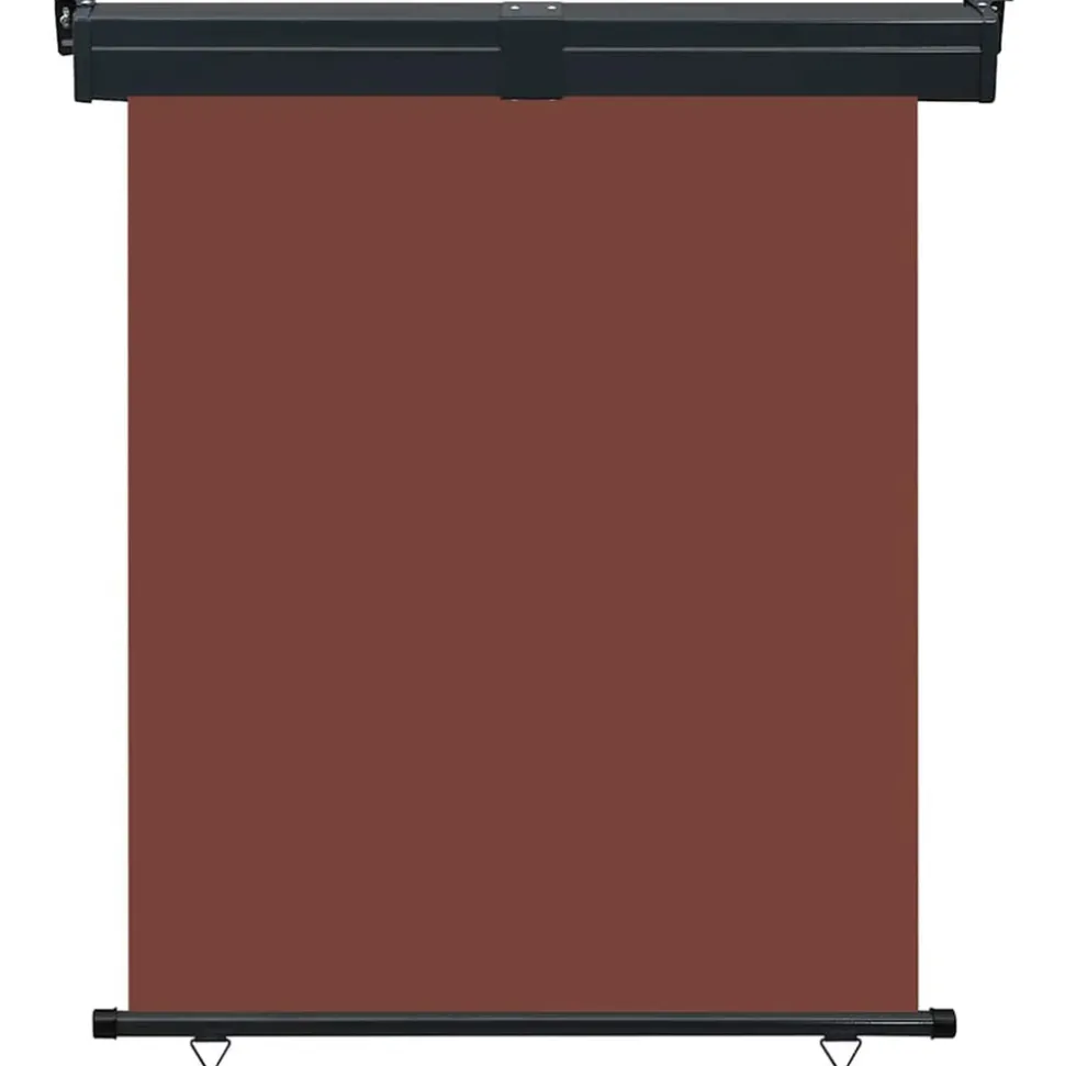 VIDAXL - Auvent latéral de balcon 145x250 cm marron