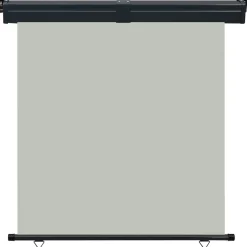 VIDAXL - Auvent latéral de balcon 165x250 cm gris