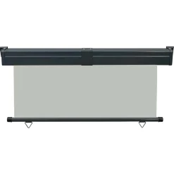 VIDAXL - Auvent latéral de balcon 165x250 cm gris