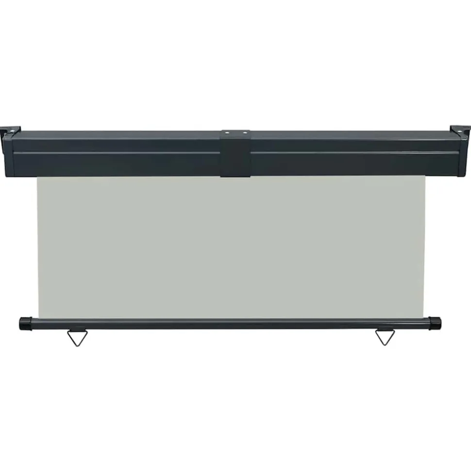 VIDAXL - Auvent latéral de balcon 165x250 cm gris