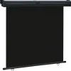 VIDAXL - Auvent latéral de balcon 175x250 cm noir