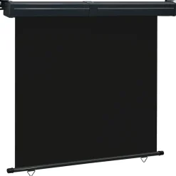 VIDAXL - Auvent latéral de balcon 175x250 cm noir