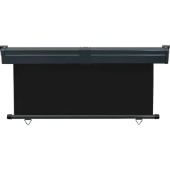 VIDAXL - Auvent latéral de balcon 175x250 cm noir