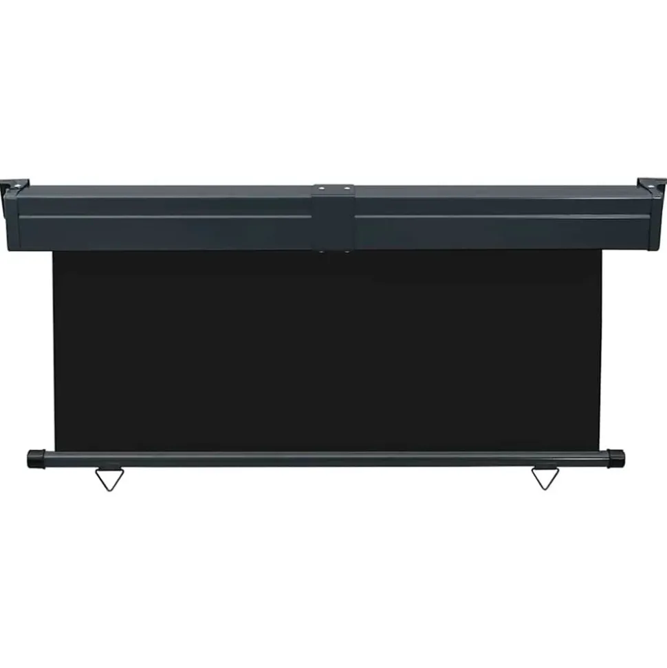 VIDAXL - Auvent latéral de balcon 175x250 cm noir