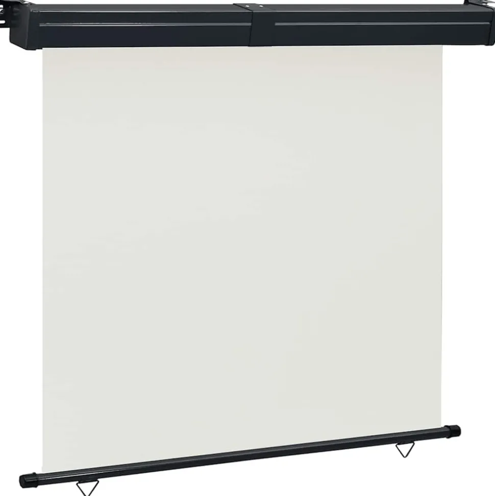 VIDAXL - Auvent latéral de balcon 165x250 cm crème