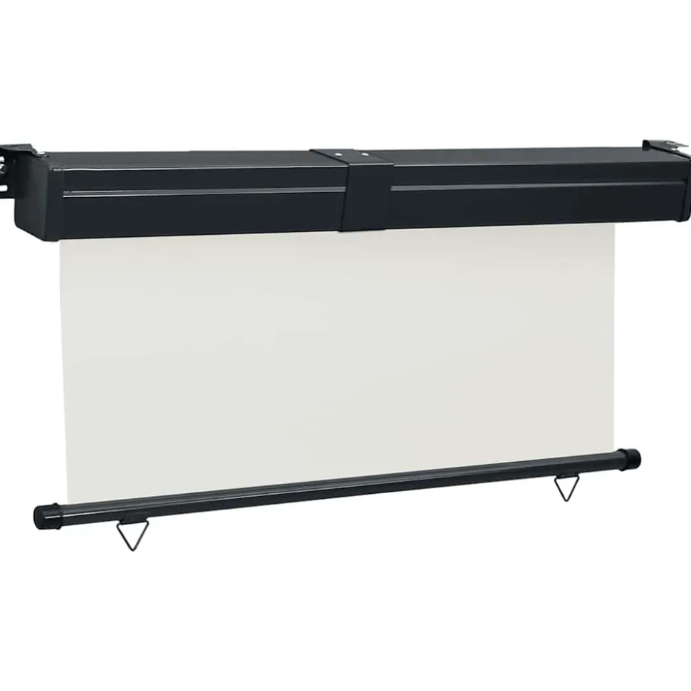 VIDAXL - Auvent latéral de balcon 165x250 cm crème