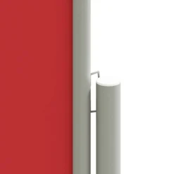 VIDAXL - Auvent latéral rétractable rouge 140x1200 cm