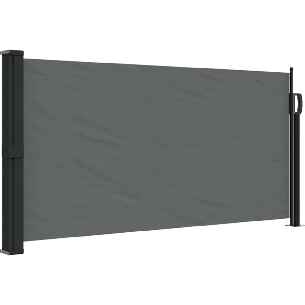 VIDAXL - Auvent latéral rétractable anthracite 100x500 cm