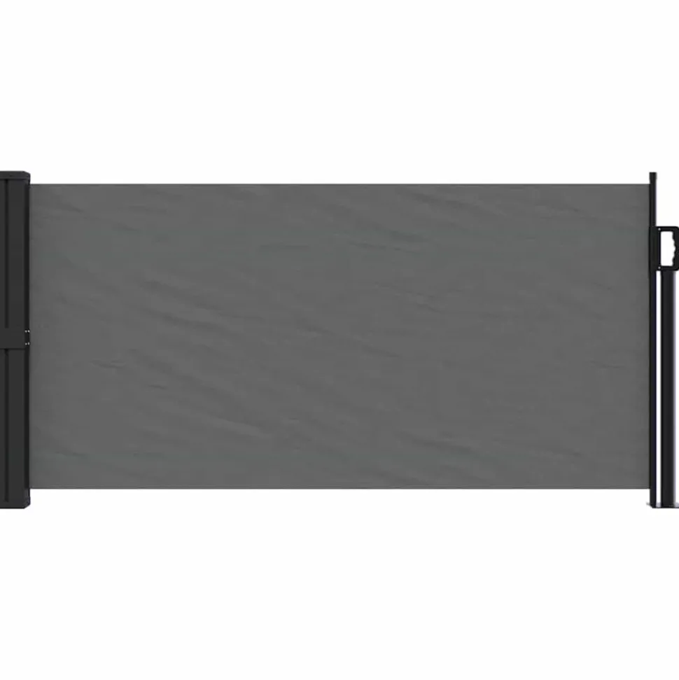 VIDAXL - Auvent latéral rétractable anthracite 100x500 cm