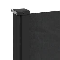 VIDAXL - Auvent latéral rétractable noir 160x600 cm