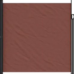 VIDAXL - Auvent latéral rétractable marron 200x500 cm