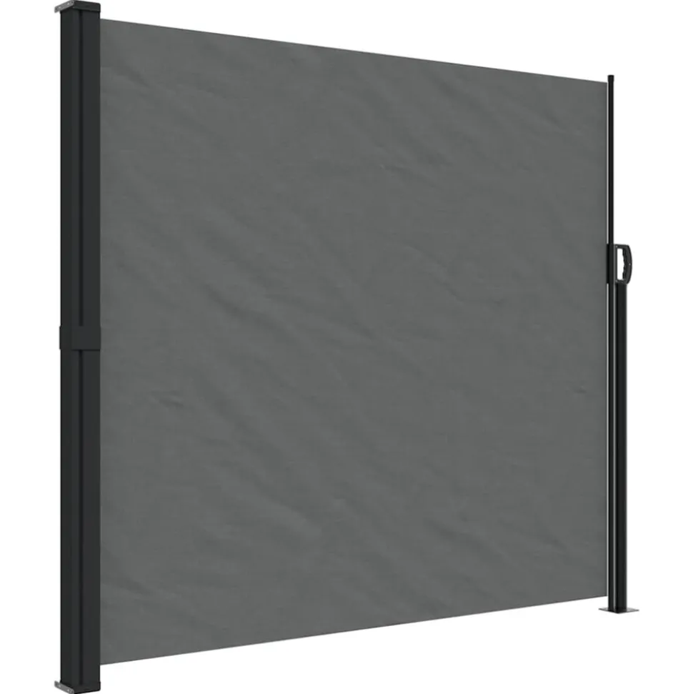 VIDAXL - Auvent latéral rétractable anthracite 180x600 cm