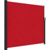 VIDAXL - Auvent latéral rétractable rouge 180x600 cm