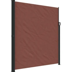 VIDAXL - Auvent latéral rétractable marron 220x300 cm