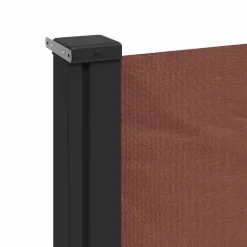 VIDAXL - Auvent latéral rétractable marron 117x300 cm