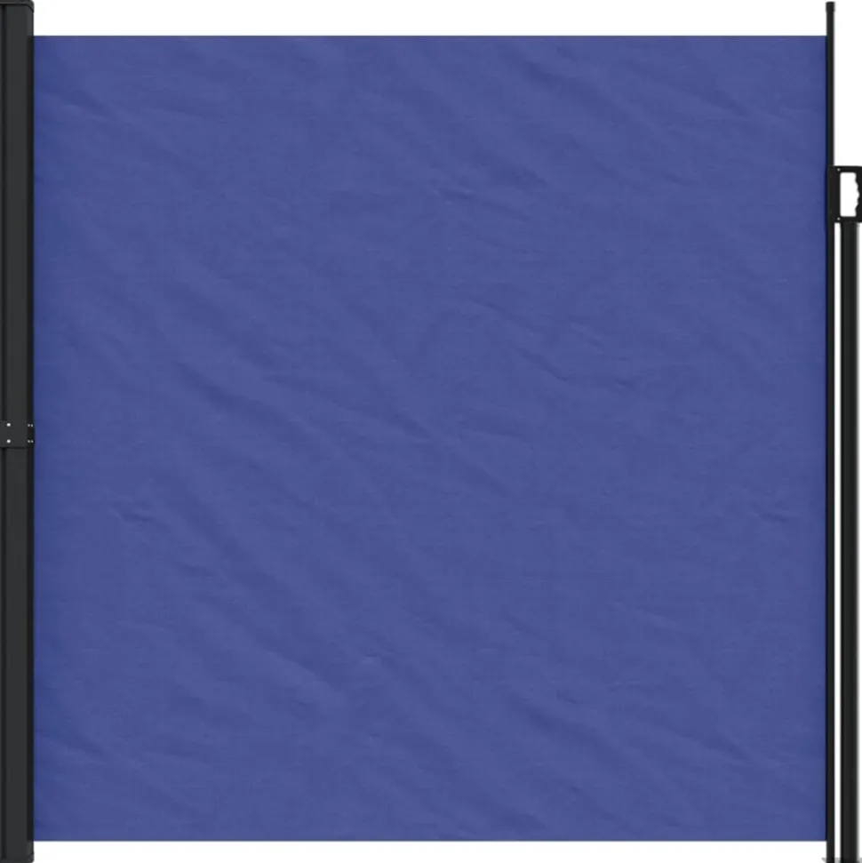 VIDAXL - Auvent latéral rétractable bleu 200x600 cm