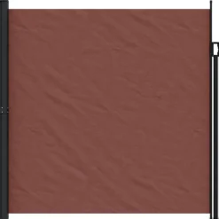 VIDAXL - Auvent latéral rétractable marron 200x600 cm