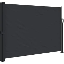 VIDAXL - Auvent latéral rétractable noir 140x300 cm