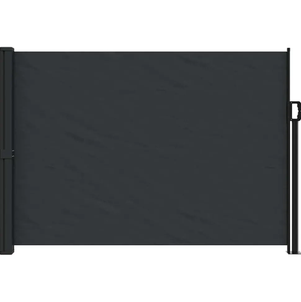 VIDAXL - Auvent latéral rétractable noir 140x300 cm