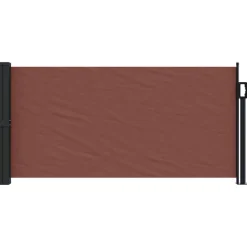VIDAXL - Auvent latéral rétractable marron 100x500 cm