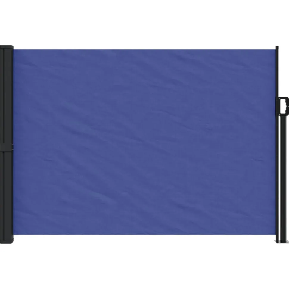 VIDAXL - Auvent latéral rétractable bleu 140x600 cm