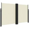 VIDAXL - Auvent latéral rétractable crème 140x1200 cm