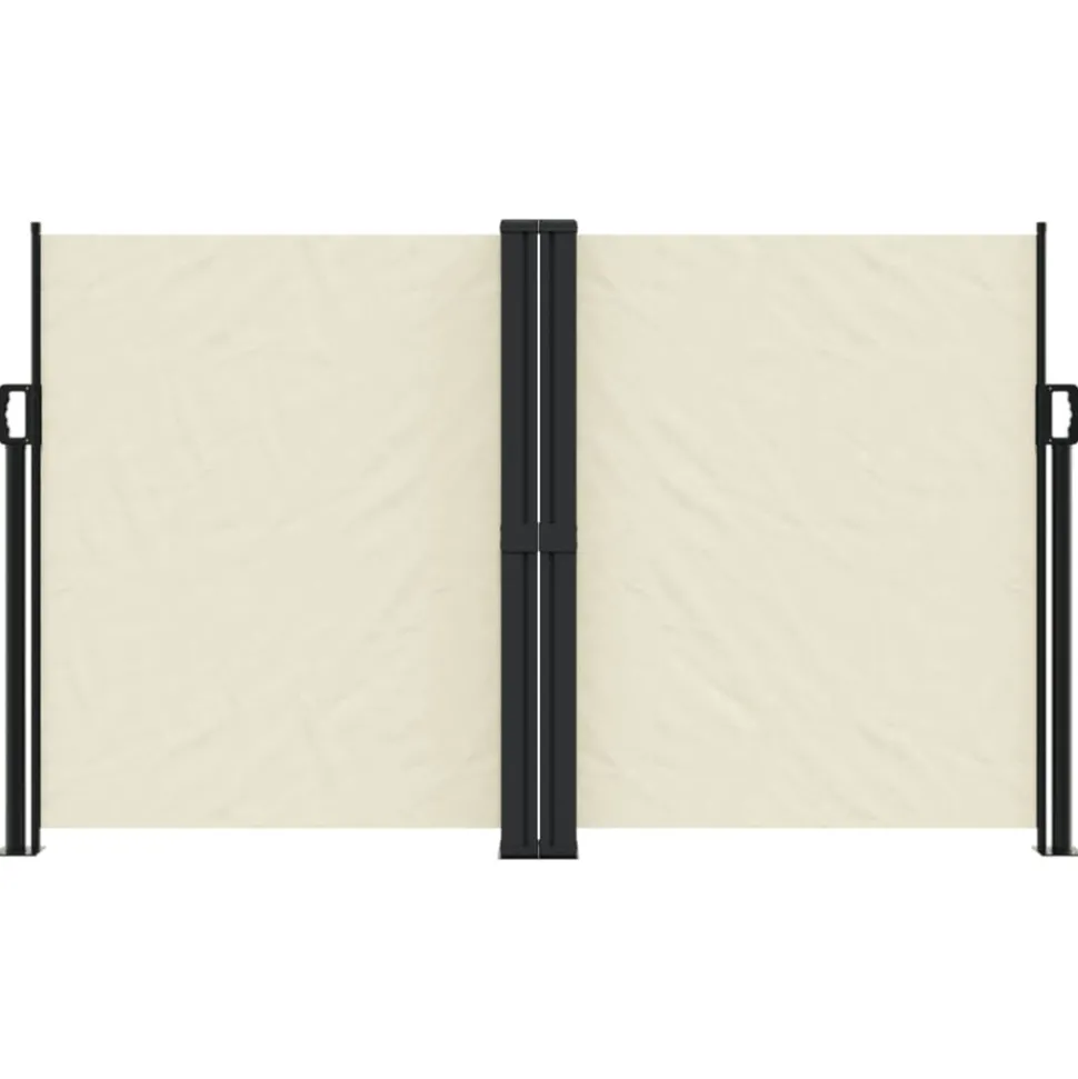 VIDAXL - Auvent latéral rétractable crème 140x1200 cm