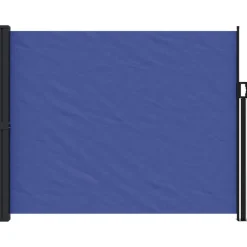 VIDAXL - Auvent latéral rétractable bleu 160x500 cm