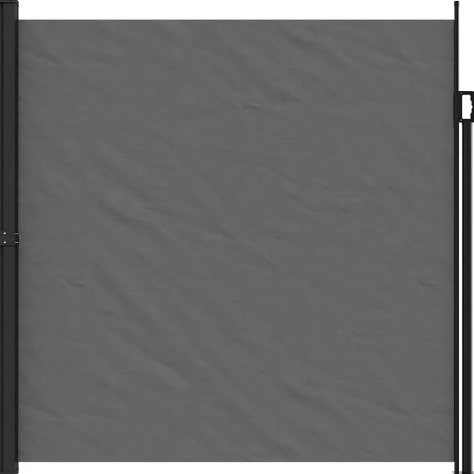 VIDAXL - Auvent latéral rétractable anthracite 200x500 cm