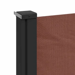 VIDAXL - Auvent latéral rétractable marron 220x500 cm