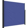 VIDAXL - Auvent latéral rétractable bleu 180x600 cm