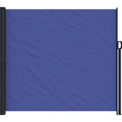 VIDAXL - Auvent latéral rétractable bleu 180x600 cm