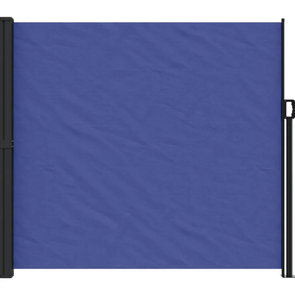 VIDAXL - Auvent latéral rétractable bleu 180x600 cm