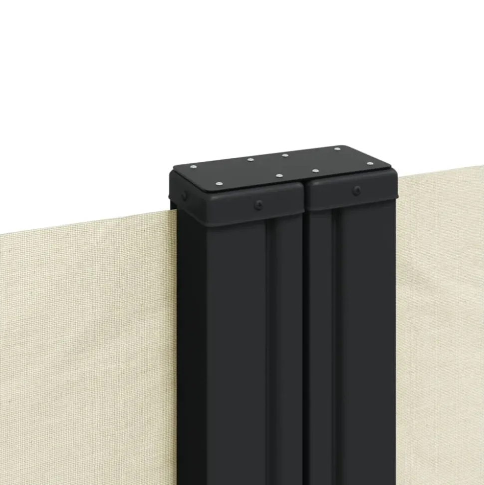 VIDAXL - Auvent latéral rétractable crème 140x1000 cm