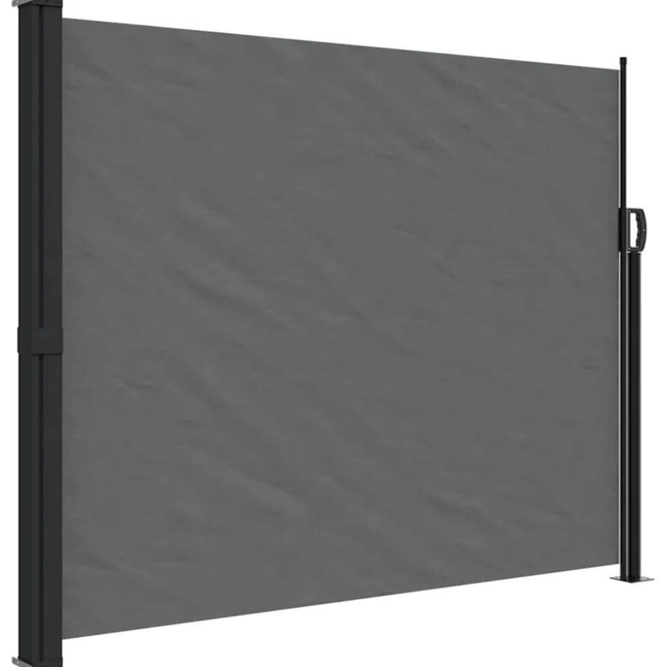 VIDAXL - Auvent latéral rétractable anthracite 160x500 cm