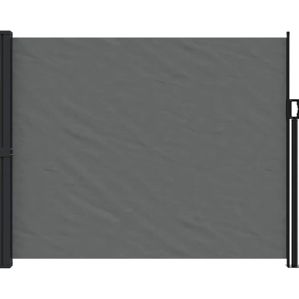 VIDAXL - Auvent latéral rétractable anthracite 160x500 cm