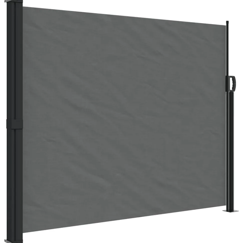 VIDAXL - Auvent latéral rétractable anthracite 160x300 cm