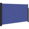 VIDAXL - Auvent latéral rétractable bleu 120x500 cm
