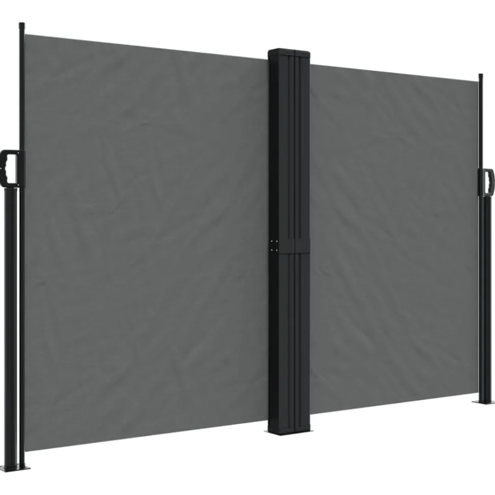 VIDAXL - Auvent latéral rétractable anthracite 160x1200 cm