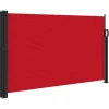 VIDAXL - Auvent latéral rétractable rouge 120x600 cm