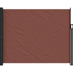 VIDAXL - Auvent latéral rétractable marron 160x500 cm