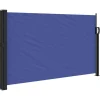 VIDAXL - Auvent latéral rétractable bleu 117x300 cm
