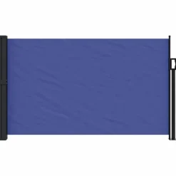 VIDAXL - Auvent latéral rétractable bleu 117x300 cm